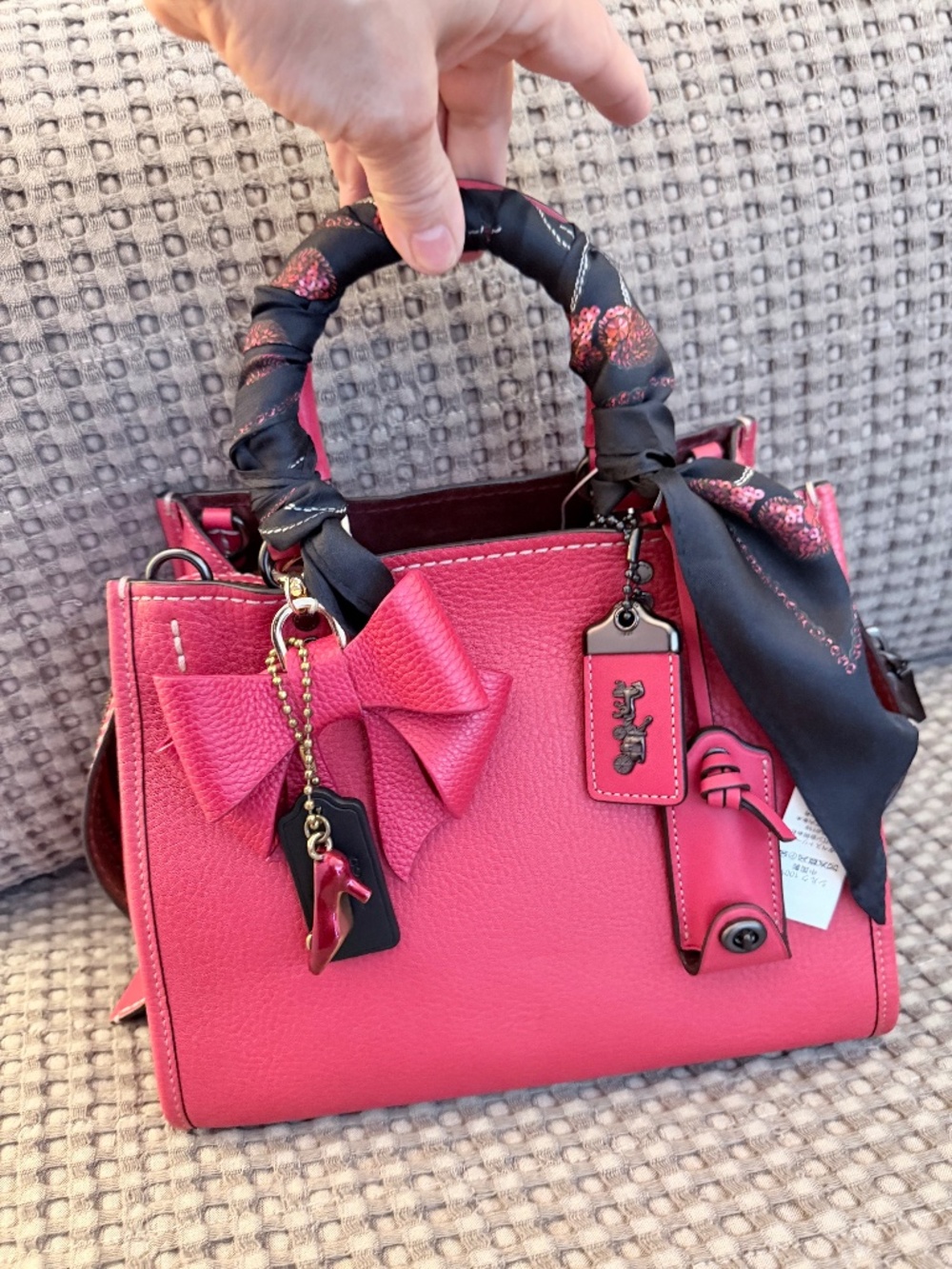 EUC - COACH BP/ 1941 RED ROGUE 25 SATCHEL BAG 54536